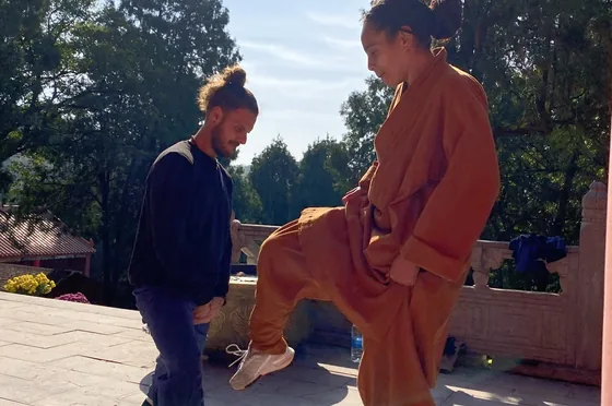 Training at Yu Kung Fu temple in China