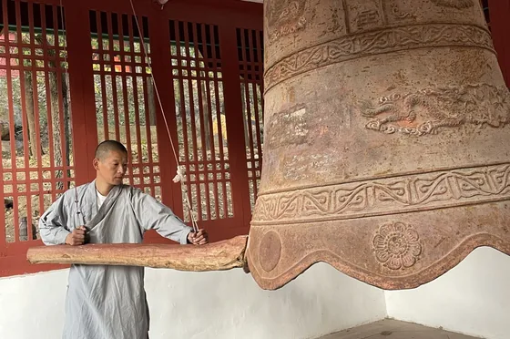 Training at Yu Kung Fu temple in China