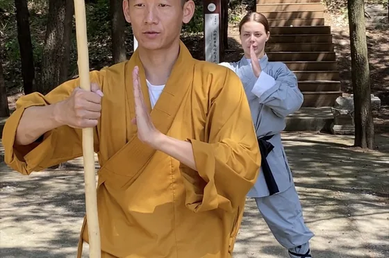 Training at Yu Kung Fu temple in China